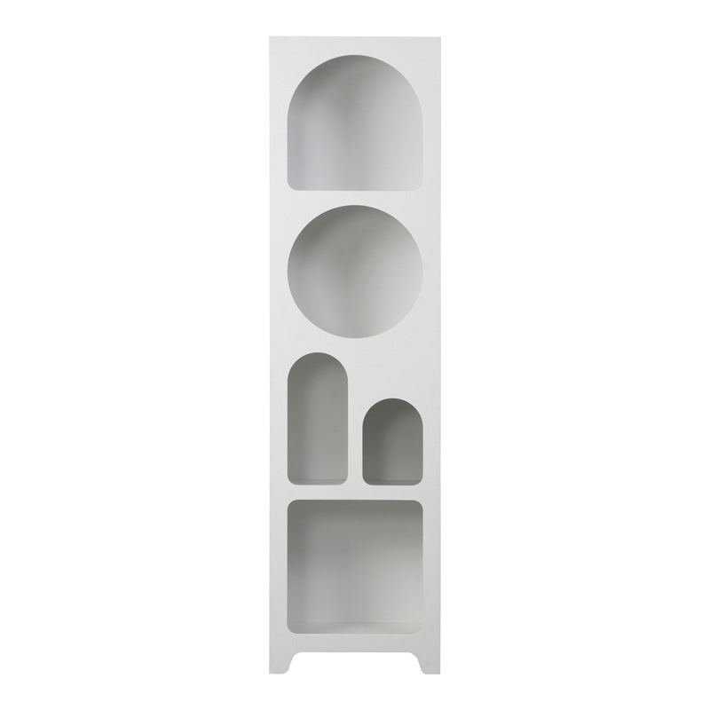 Bibliotecă Emersi, Alb, 48x35x180 cm