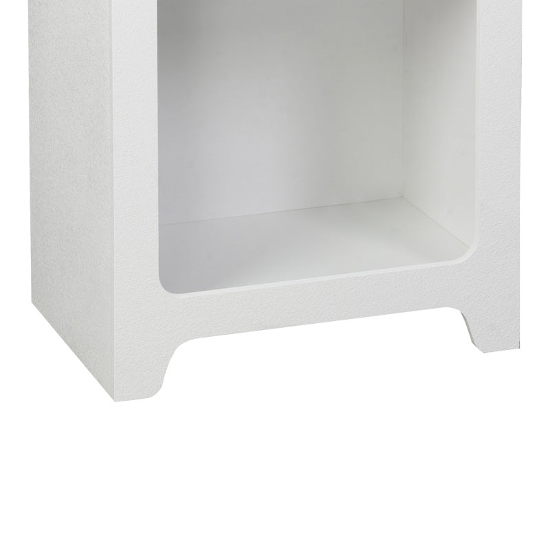 Bibliotecă Emersi, Alb, 48x35x180 cm