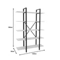 Biblioteca Esthon finisaj marmura Alb cu metal, auriu, 120x28x180 cm, detaliu produs