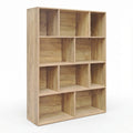 Biblioteca Evergin, Stejar, 100x30x135 cm