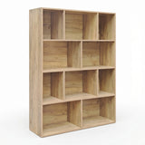 Biblioteca Evergin, Stejar, 100x30x135 cm