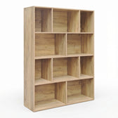 Biblioteca Evergin, Stejar, 100x30x135 cm