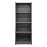 Bibliotecă practică Kendy, Modern, Lemn, Sonoma, 60x30x167 cm - ANTHRACITE