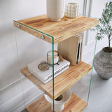 Biblioteca Niagara Mini R302, Stejar, 35x80x40 cm