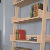Bibliotecă Only Comforty, stejar - nuc - alb, 80x32x195 cm - Stejar