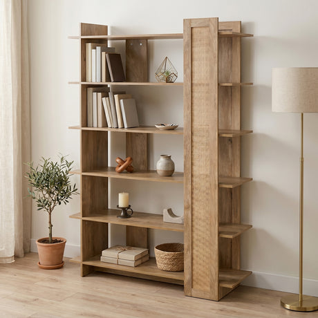 Biblioteca Oslo, Sonoma, 100x32x147 cm