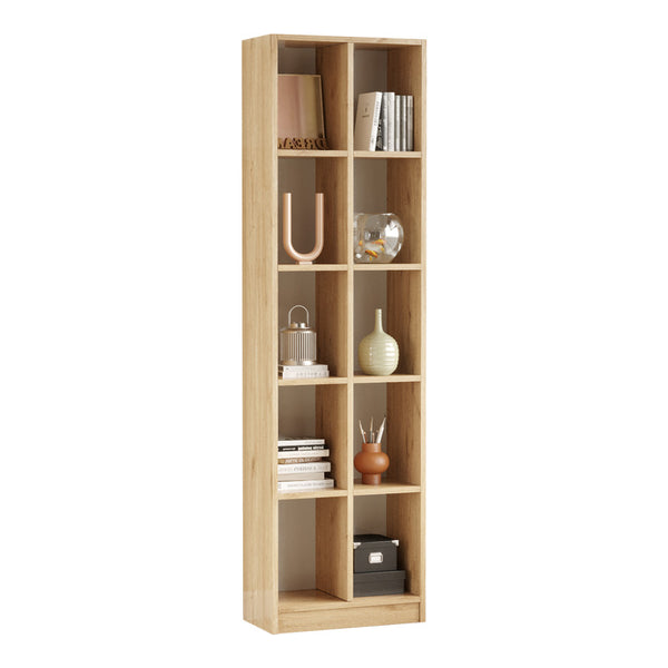 Biblioteca Oteca, 10 compartimente, 51x25x180 cm