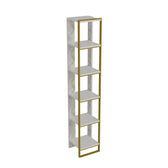 Biblioteca Polka Bookshelf, Auriu, 31x179x32 cm