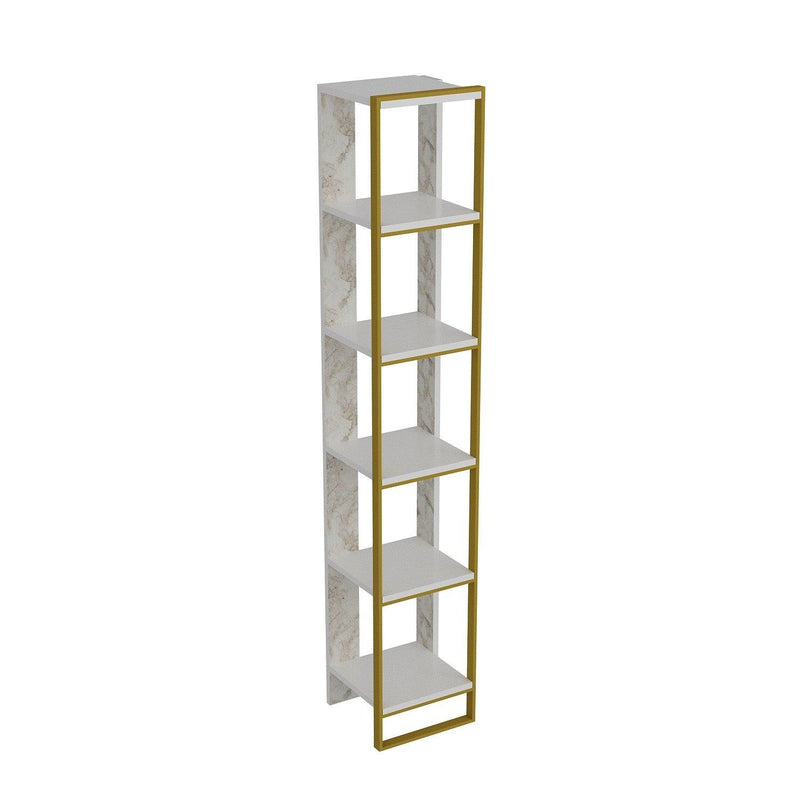 Biblioteca Polka Bookshelf, Auriu, 31x179x32 cm