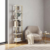 Biblioteca Polka Bookshelf, Auriu, 31x179x32 cm