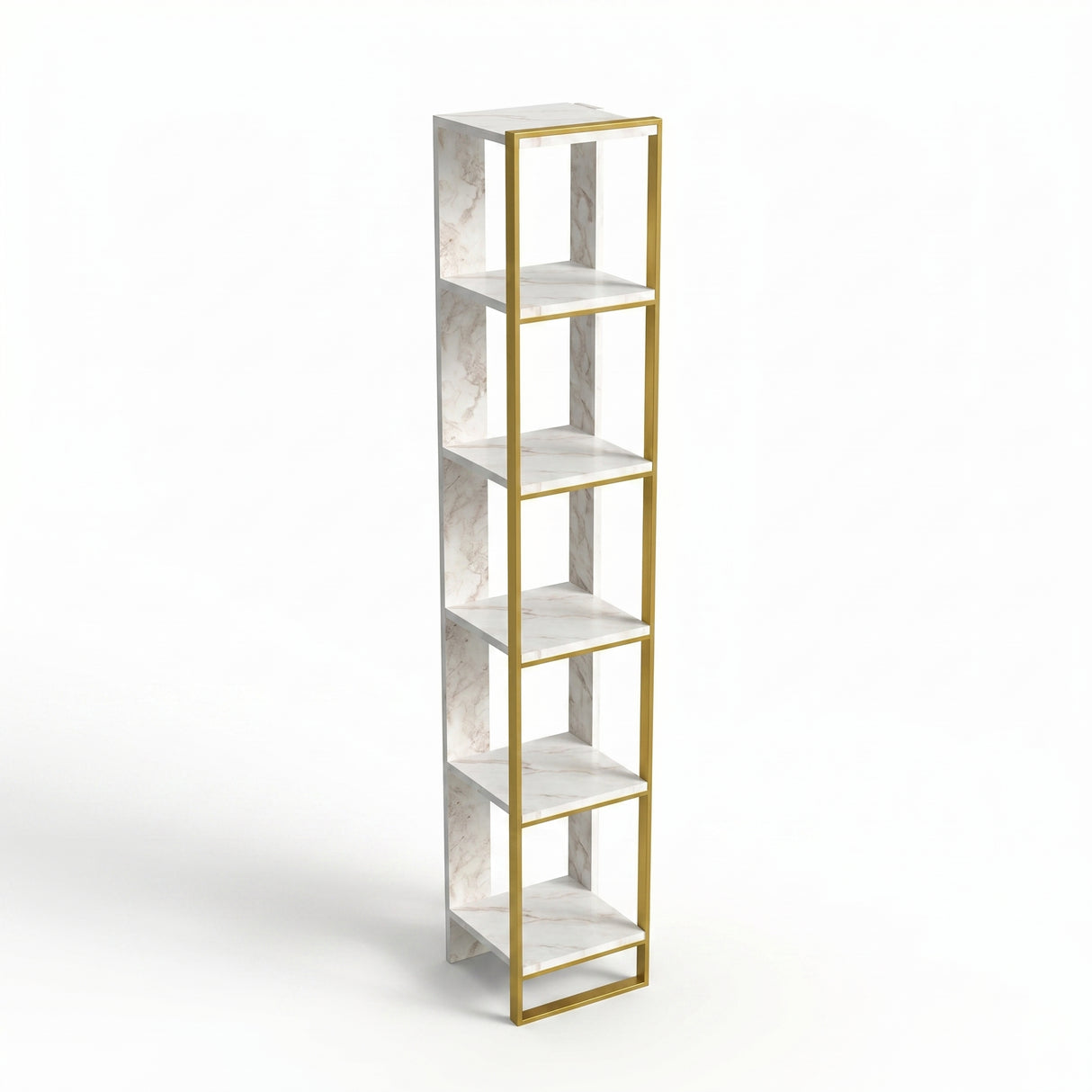 Biblioteca Polka Bookshelf, Auriu, 31x179x32 cm