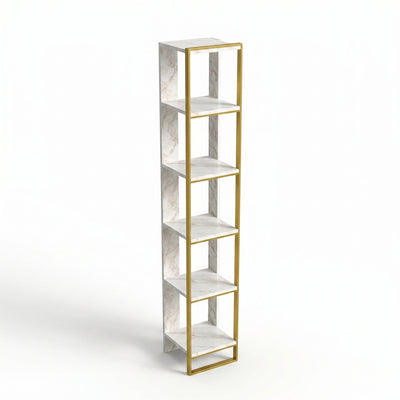 Biblioteca Polka Bookshelf, Auriu, 31x179x32 cm