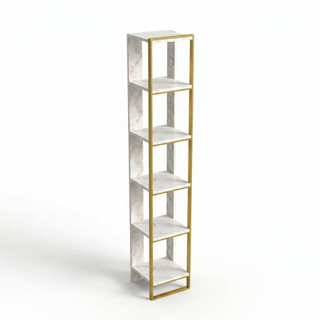 Biblioteca Polka Bookshelf, Auriu, 31x179x32 cm