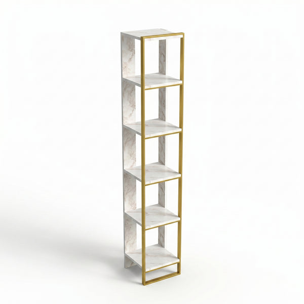 Biblioteca Polka Bookshelf, Auriu, 31x179x32 cm