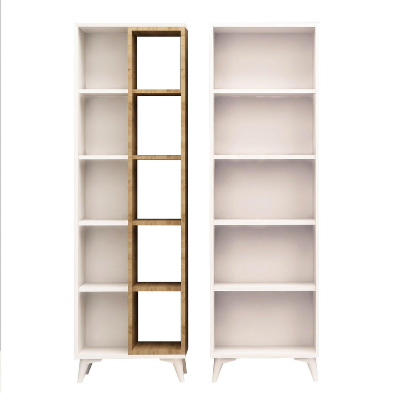 Biblioteca Potenza, Stejar, 25x162x50 cm