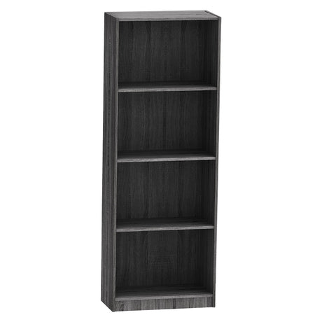Biblioteca Presley, Gri inchis - Sonoma, 60x30x167 cm