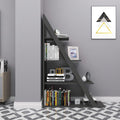 Biblioteca Quina, antracit, 100x30x150 cm, imagine suplimentara