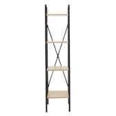 Biblioteca Ramon, Natural, 34x32x148 cm, imagine suplimentara