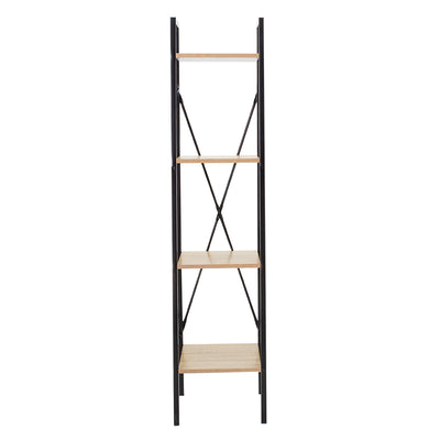 Biblioteca Ramon, Natural, 34x32x148 cm, imagine suplimentara