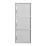 Bibliotecă Soline column cabinet light gri, Light Grey, 40x35x91 cm - Alb