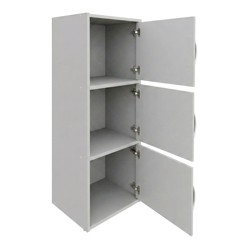 Bibliotecă Soline column cabinet light gri, Light Grey, 40x35x91 cm - Alb
