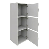 Bibliotecă Soline column cabinet light gri, Light Grey, 40x35x91 cm - Alb
