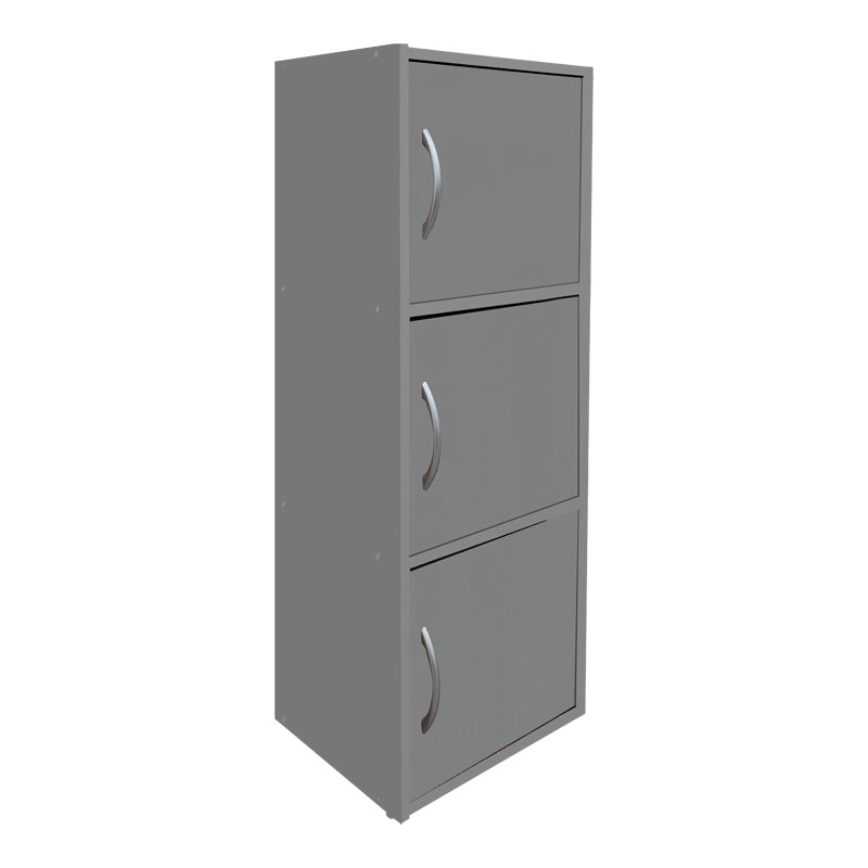 Bibliotecă Soline column cabinet light gri, Light Grey, 40x35x91 cm - LIGHT GREY