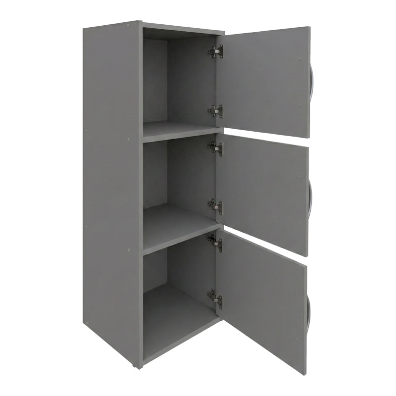 Bibliotecă Soline column cabinet light gri, Light Grey, 40x35x91 cm - LIGHT GREY