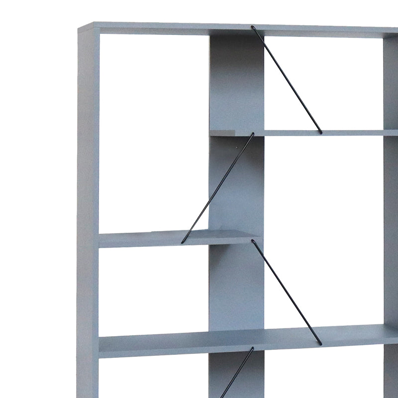 Biblioteca Tars, Gri, 84x26x154 cm
