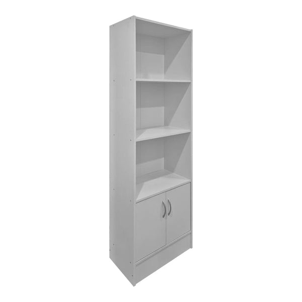 Biblioteca cu rafturi Tekaro, Lemn, Diverse culori, 57x33x180 cm