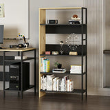 Biblioteca Tiran, Gri, 90x120x34 cm