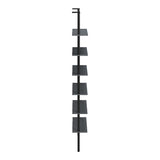 Biblioteca Wall bookcase Dimmo, Metal, 60x20x180 cm - Antracit