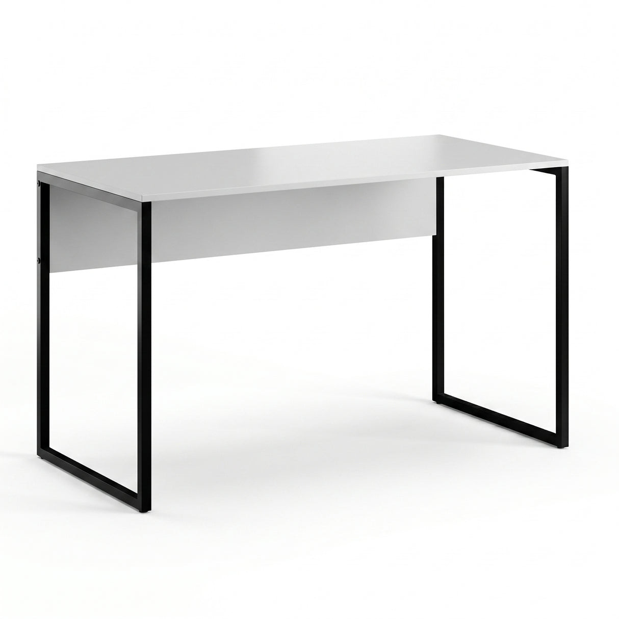 Birou Adore Connect cu picior metalic, 120x60x75 cm - Alb