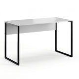 Birou Adore Connect cu picior metalic, 120x60x75 cm - Alb
