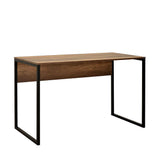 Birou Adore Connect cu picior metalic, 120x60x75 cm - Maro