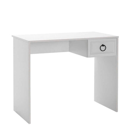 Birou Adore Hampton, cu sertar, Alb, 90x75x51 cm