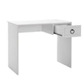 Birou Adore Hampton, cu sertar, Alb, 90x75x51 cm, imagine suplimentara
