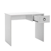 Birou Adore Hampton, cu sertar, Alb, 90x75x51 cm, imagine suplimentara