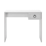 Birou Adore Hampton, cu sertar, Alb, 90x75x51 cm