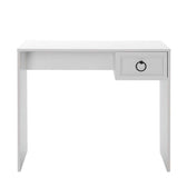 Birou Adore Hampton, cu sertar, Alb, 90x75x51 cm, detaliu produs