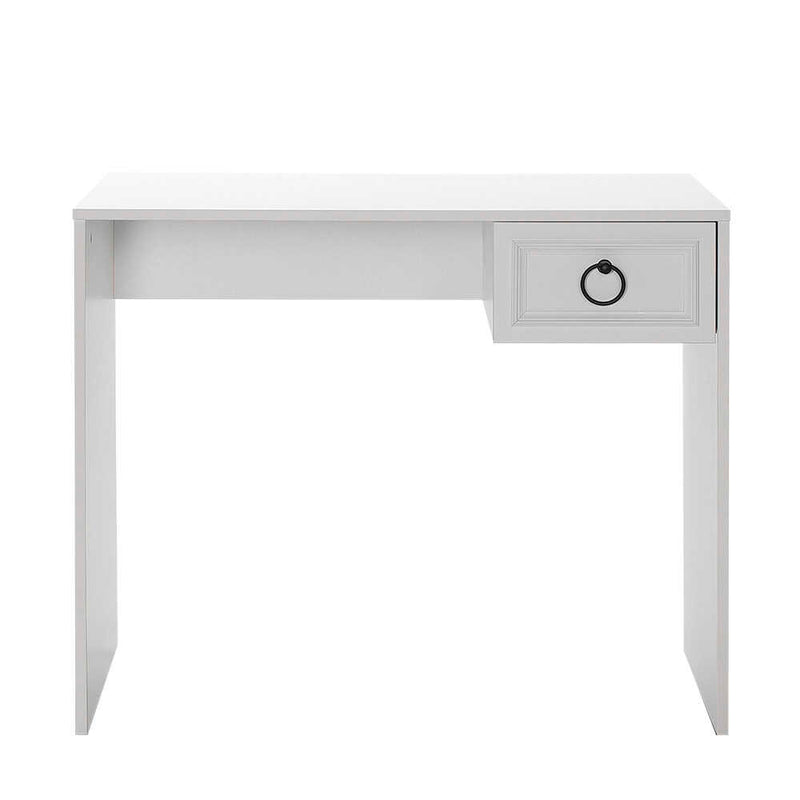 Birou Adore Hampton, cu sertar, Alb, 90x75x51 cm, detaliu produs