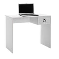 Birou Adore Hampton, cu sertar, Alb, 90x75x51 cm, perspectiva suplimentara