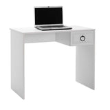 Birou Adore Hampton, cu sertar, Alb, 90x75x51 cm