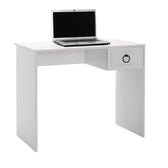 Birou Adore Hampton, cu sertar, Alb, 90x75x51 cm, perspectiva suplimentara