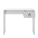 Birou Adore Hampton, cu sertar, Alb, 90x75x51 cm