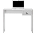 Birou Adore Hampton, cu sertar, Alb, 90x75x51 cm, foto produs 6
