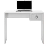 Birou Adore Hampton, cu sertar, Alb, 90x75x51 cm