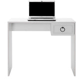 Birou Adore Hampton, cu sertar, Alb, 90x75x51 cm, foto produs 6