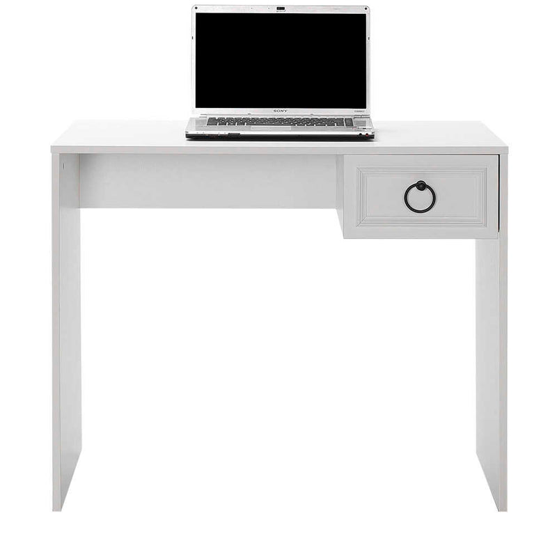 Birou Adore Hampton, cu sertar, Alb, 90x75x51 cm, foto produs 6