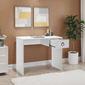 Birou Adore Hampton, cu sertar, Alb, 90x75x51 cm, foto produs 7